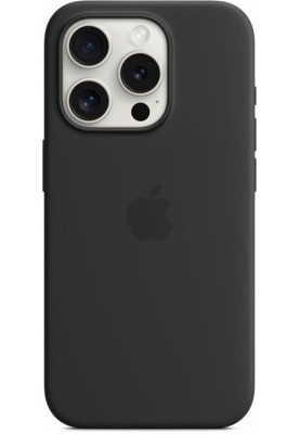 Чохол-накладка Apple Silicone Case with MagSafe для Apple iPhone 15 Pro Black (MT1A3)