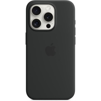 Чохол-накладка Apple Silicone Case with MagSafe для Apple iPhone 15 Pro Black (MT1A3)