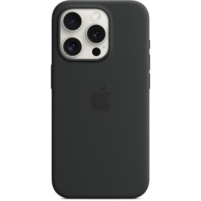Чохол-накладка Apple Silicone Case with MagSafe для Apple iPhone 15 Pro Black (MT1A3)