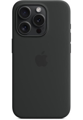 Чохол-накладка Apple Silicone Case with MagSafe для Apple iPhone 15 Pro Black (MT1A3)