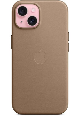 Чохол-накладка Apple FineWoven Case with MagSafe для Apple iPhone 15 Taupe (MT3C3)