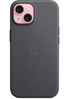 Чохол-накладка Apple FineWoven Case with MagSafe для Apple iPhone 15 Black (MT393)