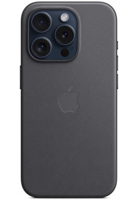 Чохол-накладка Apple FineWoven Case with MagSafe для Apple iPhone 15 Pro Black (MT4H3)