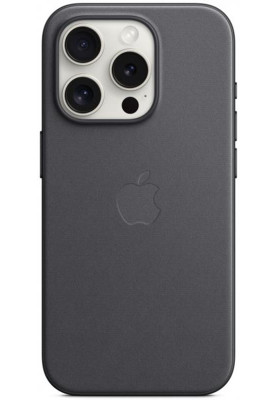 Чохол-накладка Apple FineWoven Case with MagSafe для Apple iPhone 15 Pro Black (MT4H3)