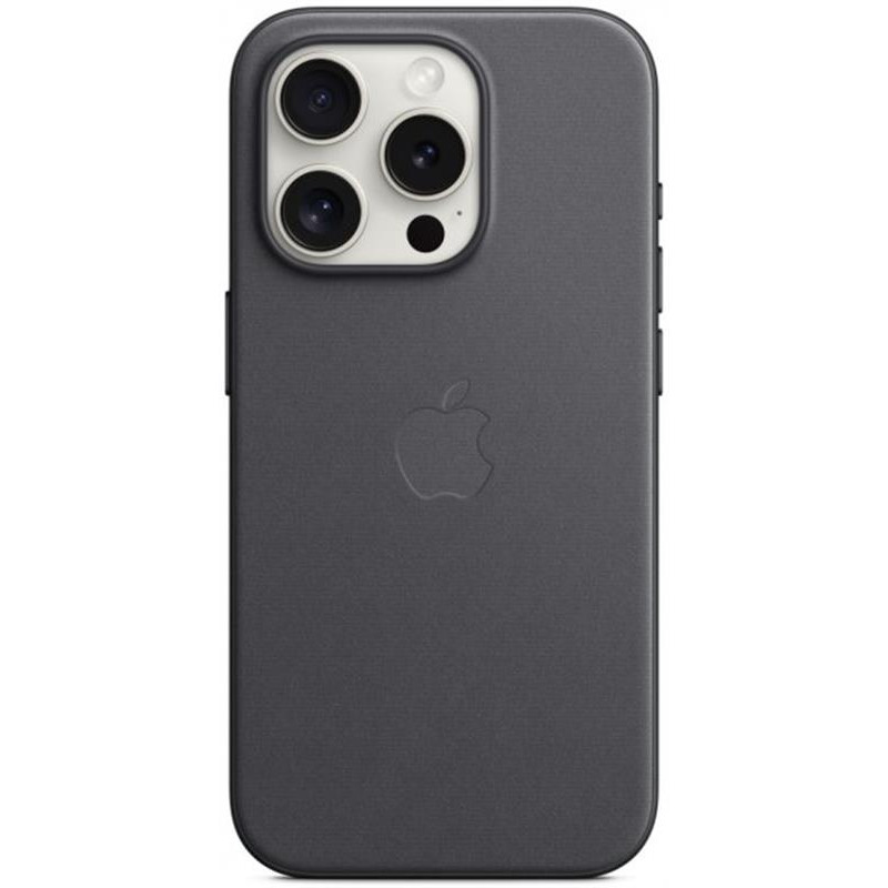 Чохол-накладка Apple FineWoven Case with MagSafe для Apple iPhone 15 Pro Black (MT4H3)