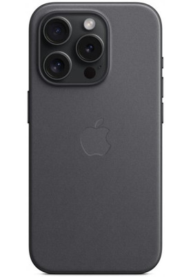 Чохол-накладка Apple FineWoven Case with MagSafe для Apple iPhone 15 Pro Black (MT4H3)