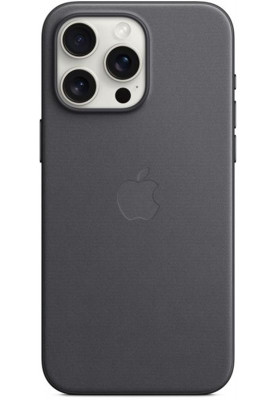 Чохол-накладка Apple FineWoven Case with MagSafe для Apple iPhone 15 Pro Max Black (MT4V3)