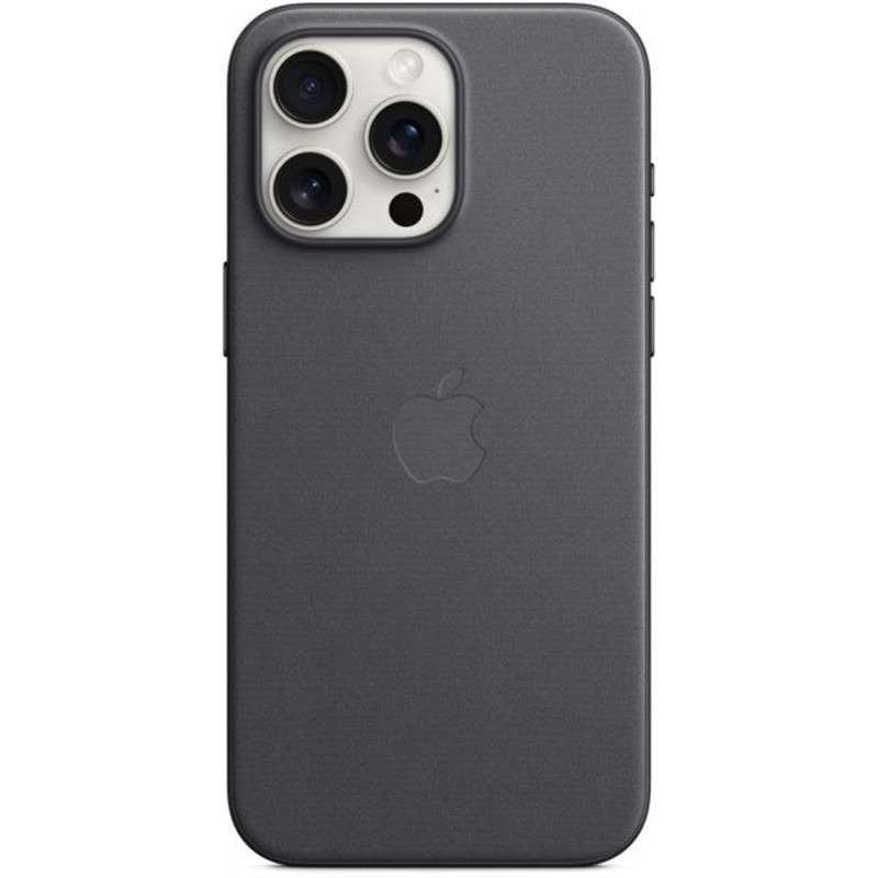 Чохол-накладка Apple FineWoven Case with MagSafe для Apple iPhone 15 Pro Max Black (MT4V3)