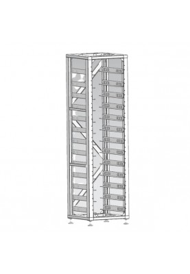 Стійка 19" 60кВт (3U х 12+1місць) для BOS-GM5.1-серії Deye 3U-HRACK (складова комплекту)
