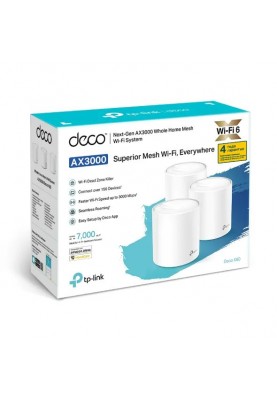 WiFi Mesh система TP-Link Deco X60(3-pack)