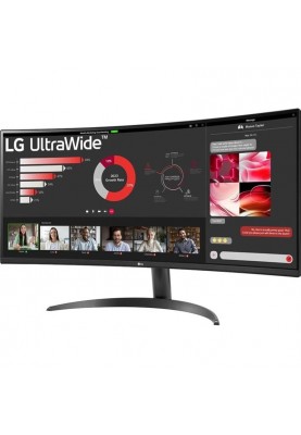 Монiтор LG 34" 34WR50QC-B VA Black Curved