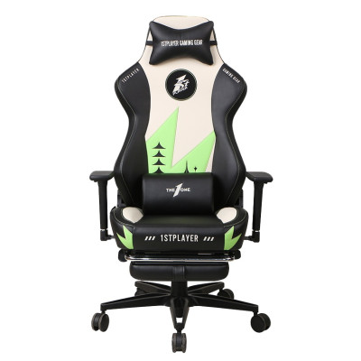 Крісло для геймерів 1stPlayer Duke Black-White-Green