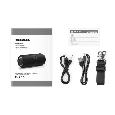 Акустична система REAL-EL X-735 Black Акустична система REAL-EL X-735 Black
