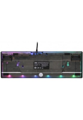 Клавіатура 2E Gaming KG345 RGB 68key USB Transparent