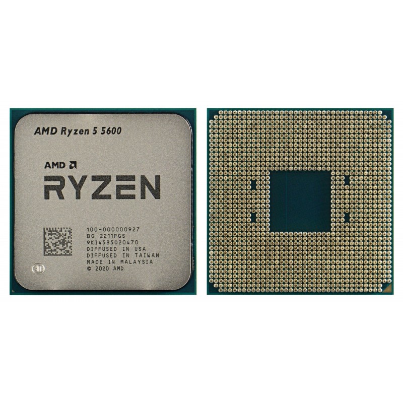 Процесор AMD Ryzen 5 5600 (3.5GHz 32MB 65W AM4) Tray (100-000000927)