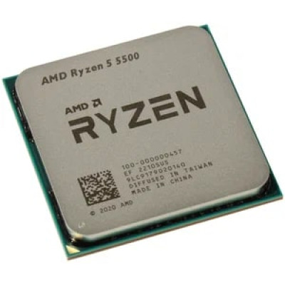 Процесор AMD Ryzen 5 5500 (3.6GHz 16MB 65W AM4) Tray (100-000000457) Процесор AMD Ryzen 5 5500 (3.6GHz 16MB 65W AM4) Tray (100-000000457)