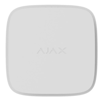 Бездротовий пожежний датчик Ajax FireProtect 2 RB white з сенсорами диму і температури зі змінними батареями