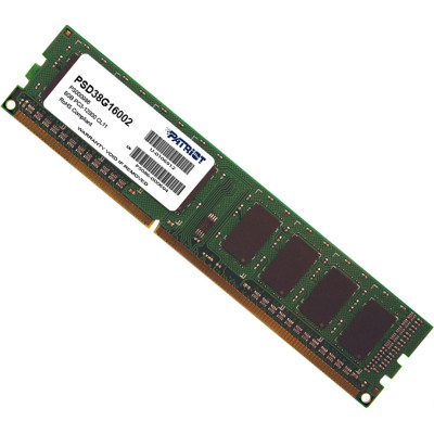 Модуль пам`яті DDR3 8GB/1600 Patriot Signature Line (PSD38G16002) Модуль пам`яті DDR3 8GB/1600 Patriot Signature Line (PSD38G16002)