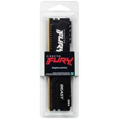 Модуль пам`ятi DDR4 16GB/3200 Kingston Fury Beast Black (KF432C16BB1/16WP)
