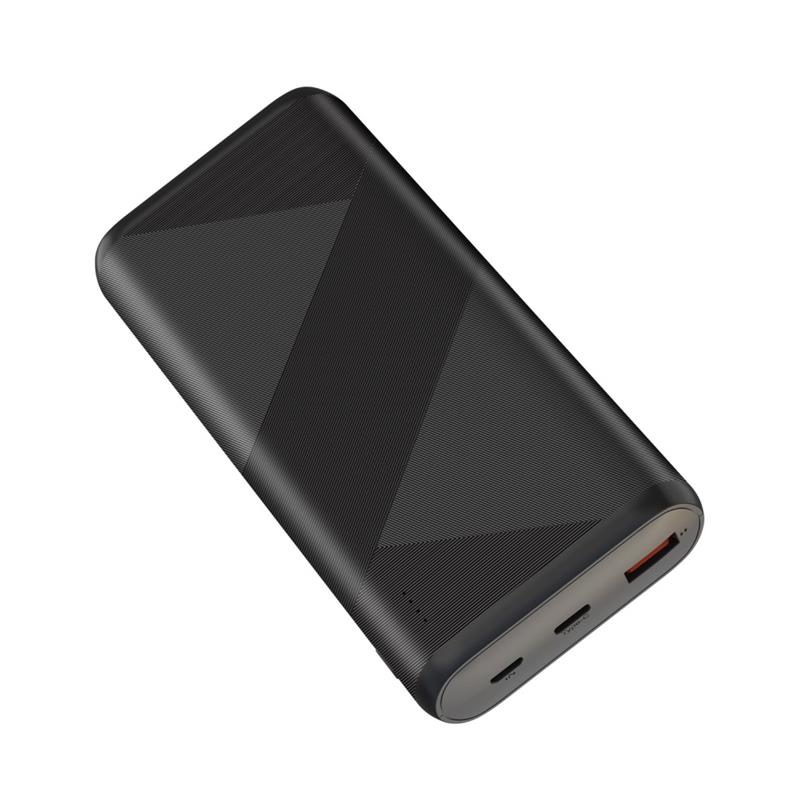 Універсальна мобільна батарея XO PR150 20000mAh PD 20W QC18W  Black (1283126567155)