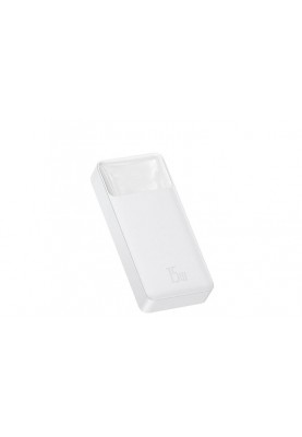 Універсальна мобільна батарея Baseus Bipow Digital Display 15W 20000mAh White (PPDML-J02) (1283126559204)