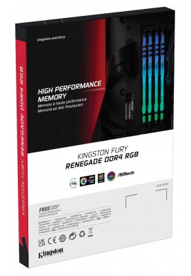 Модуль пам`яті DDR4 2x8GB/4000 Kingston Fury Renegade RGB (KF440C19RB2AK2/16)