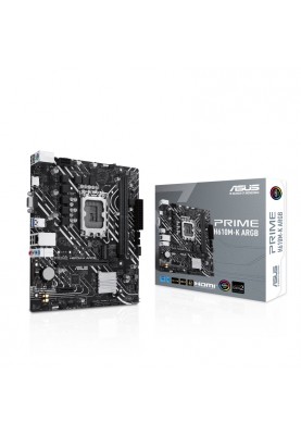 Материнська плата Asus Prime H610M-K ARGB Socket 1700