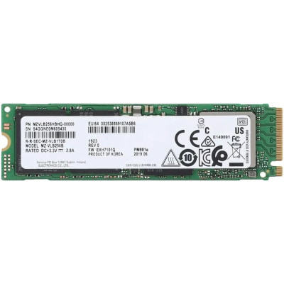 Накопичувач SSD  256GB Samsung PM981a M.2 2280 PCIe 3.0 x4 3D NAND TLC (MZ-VLB256B_OEM)
