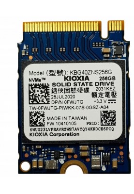 Накопичувач SSD  256GB Kioxia BG4 M.2 2230 PCIe 3.0 x4 3D NAND TLC (KBG40ZNS256G_OEM)