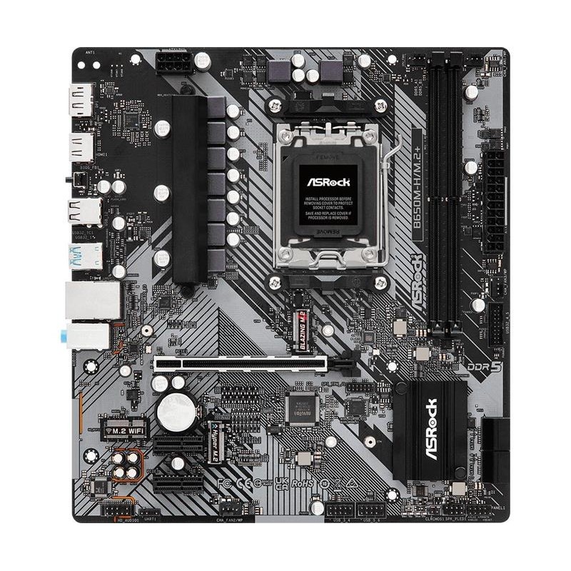 Материнська плата ASRock B650M-H/M.2+ Socket AM5