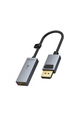 Адаптер Сabletime DisplayPort - HDMI (M/F), 0.2 м, Gray (CP20A)