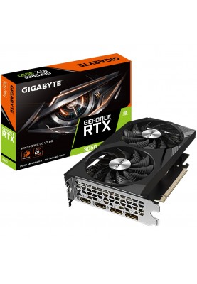 Відеокарта GF RTX 3050 8GB GDDR6 WindForce OC V2 Gigabyte (GV-N3050WF2OCV2-8GD)