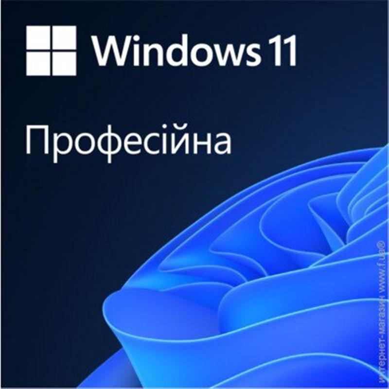 Програмне забезпечення Microsoft  Windows 11 Professional 64Bit Ukrainian 1ПК DSP OEI DVD (FQC-10557)