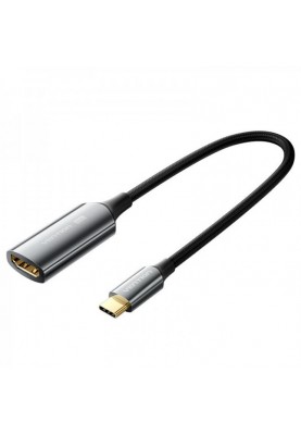 Кабель Vention HDMI - USB Type-C V 2.0 (F/M), 0.25 м, Grey (CREBC)