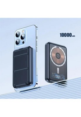 Універсальна мобільна батарея XO PB202 15W MagSafe 10000mAh Black