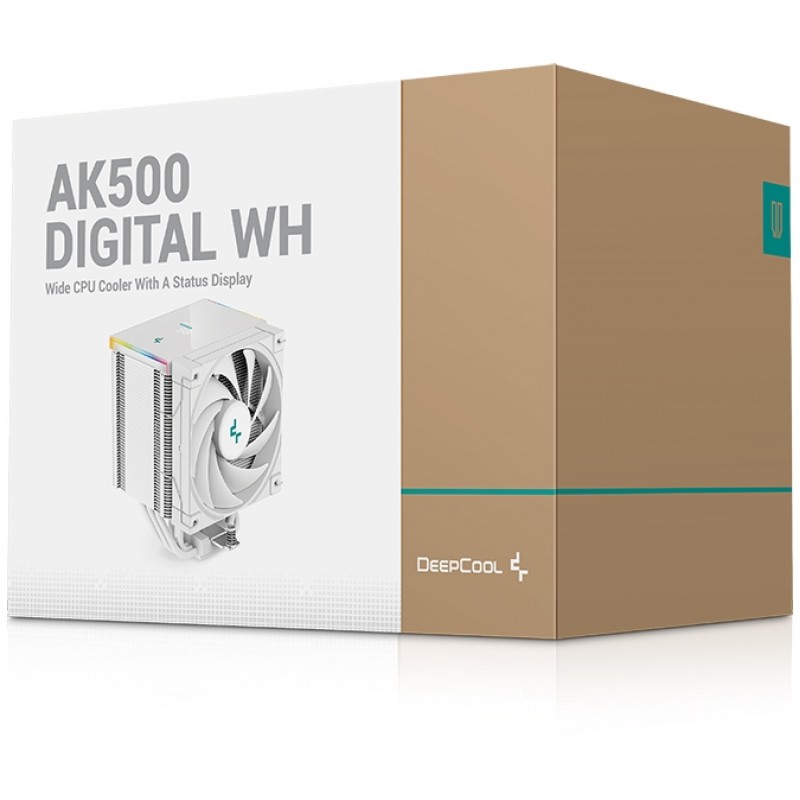 Кулер процесорний DeepCool AK500 Digital WH (R-AK500-WHADMN-G)