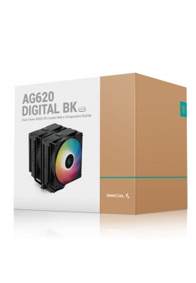 Кулер процесорний DeepCool AG620 Digital BK ARGB (R-AG620-BKADMN-G-2)