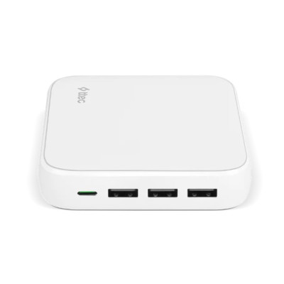 Мережевий зарядний пристрій Ttec SmartCharger Quattro GaN USB-C/USB-A 65W White (2SCG02B) Мережевий зарядний пристрій Ttec SmartCharger Quattro GaN USB-C/USB-A 65W White (2SCG02B)