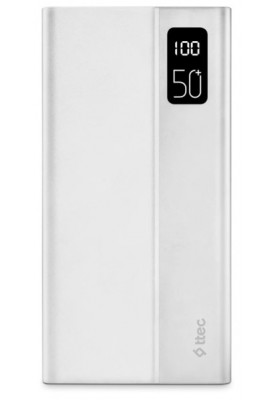 Універсальна мобільна батарея Ttec 50000mAh ReCharger Mega LCD White (2BB197B)