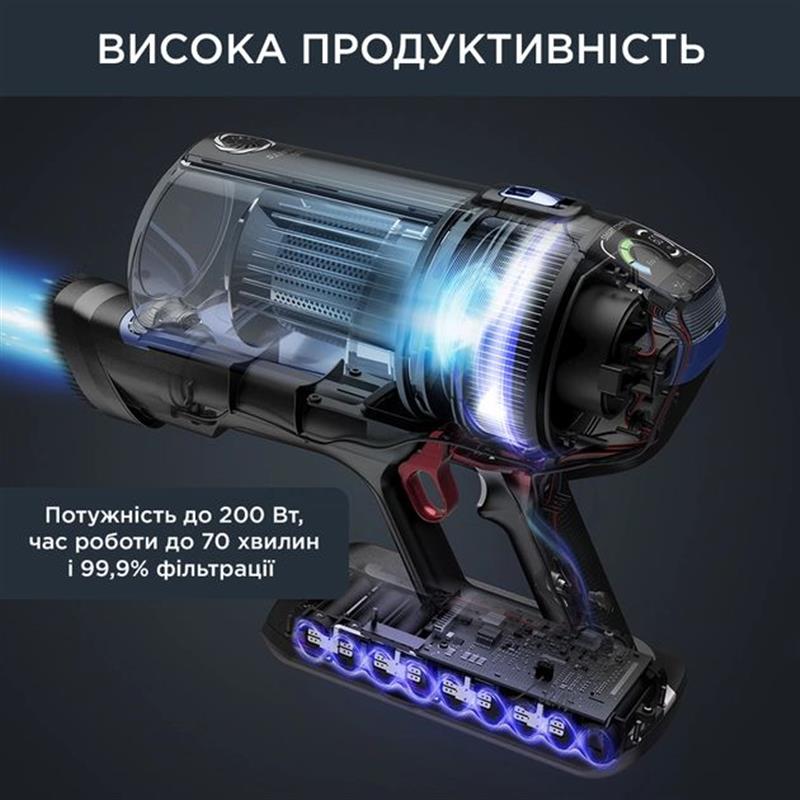 Акумуляторний пилосос Rowenta XForce Flex 14.60 Auto Aqua RH99C0WO