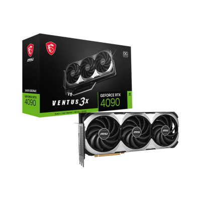 Відеокарта GF RTX 4090 24GB GDDR6X Ventus 3X E OC MSI (GeForce RTX 4090 Ventus 3X E 24G OC)