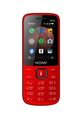 Мобiльний телефон Nomi i2403 Dual Sim Red