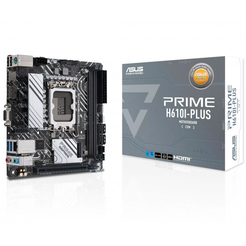 Материнська плата Asus Prime H610I-Plus-CSM Socket 1700