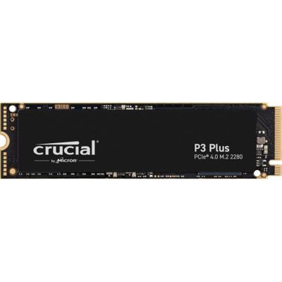 Накопичувач SSD  500GB Crucial P3 Plus M.2 2280 NVMe PCIe 3.0 x4 TLC 3D NAND (CT500P3PSSD8)