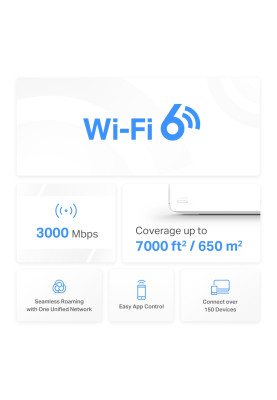 WiFi Mesh система Mercusys Halo H80X 3-pack