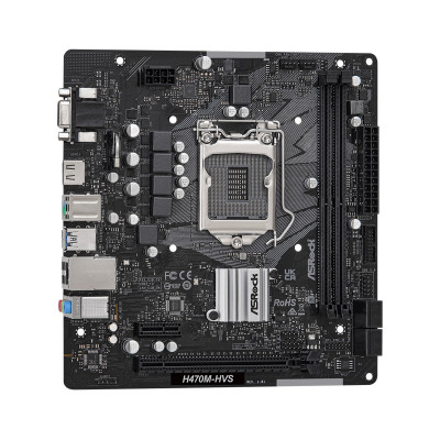 Материнська плата ASRock H470M-HVS R2.0 Socket 1200 Материнська плата ASRock H470M-HVS R2.0 Socket 1200