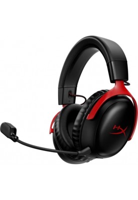 Гарнiтура HyperX Cloud III Wireless Black/Red (77Z46AA)