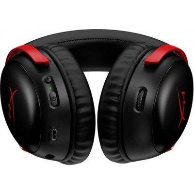 Гарнiтура HyperX Cloud III Wireless Black/Red (77Z46AA)