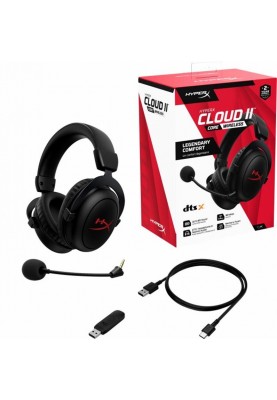 Bluetooth-гарнітура HyperX Cloud II Core Wireless Black (6Y2G8AA)