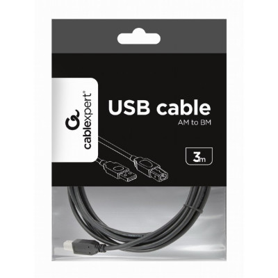 Кабель Cablexpert USB - USB Type-B V 2.0 (M/M), 1.8 м, чорний (CCP-USB2-AMBM-6) Кабель Cablexpert USB - USB Type-B V 2.0 (M/M), 1.8 м, чорний (CCP-USB2-AMBM-6)